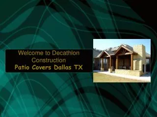 Patio Covers Dallas TX