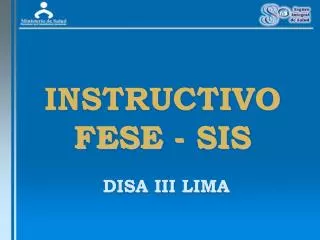 instructivo fese sis
