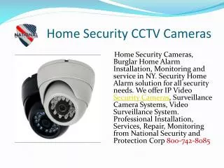Home Security CCTV Cameras
