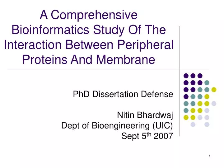 a comprehensive bioinformatics study of the interaction between peripheral proteins and membrane