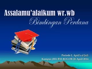 assalamu alaikum wr wb