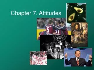 Chapter 7. Attitudes