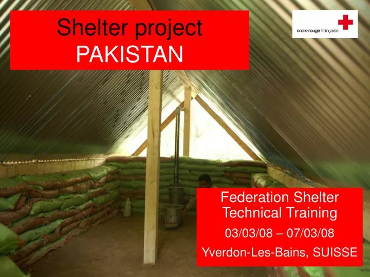 shelter project pakistan