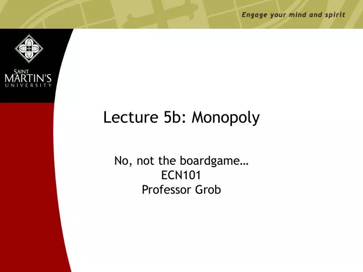 lecture 5b monopoly