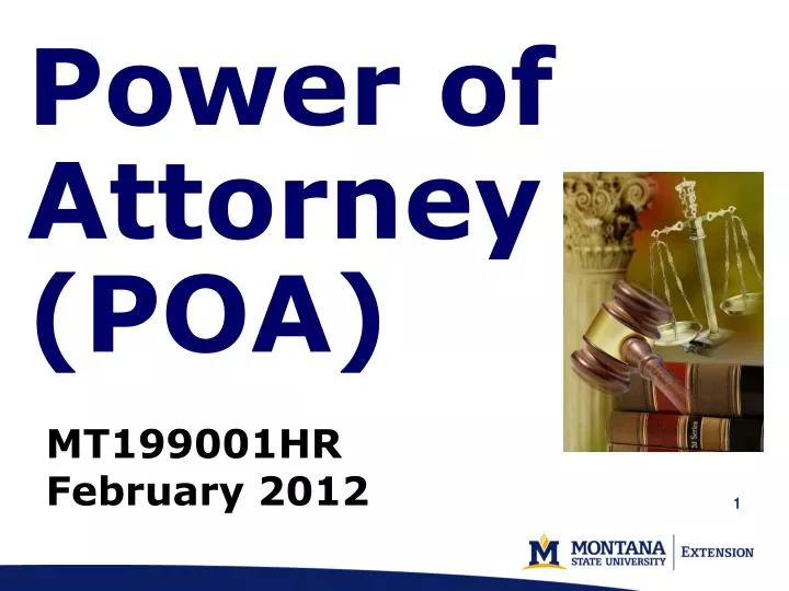 power of attorney poa