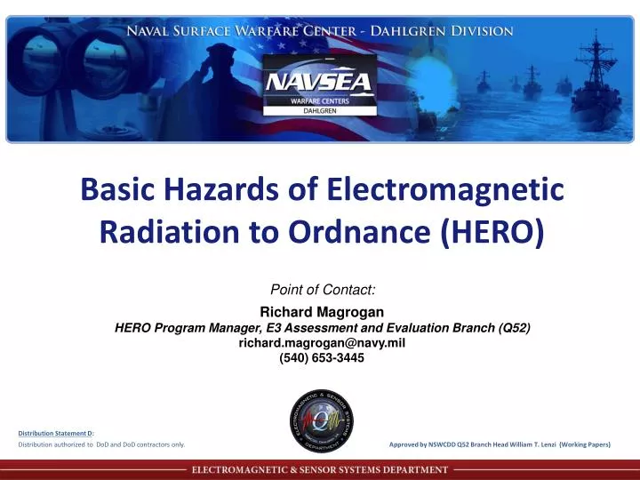 basic hazards of electromagnetic radiation to ordnance hero