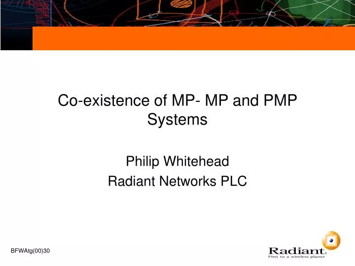 co existence of mp mp and pmp systems