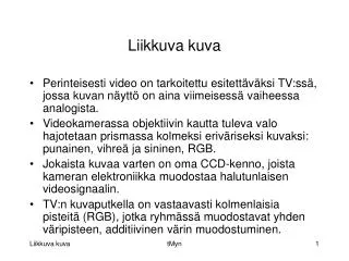 liikkuva kuva