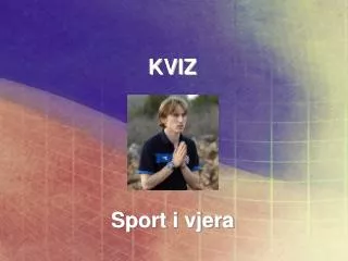 kviz sport i vjera