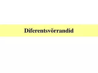 diferentsv rrandid
