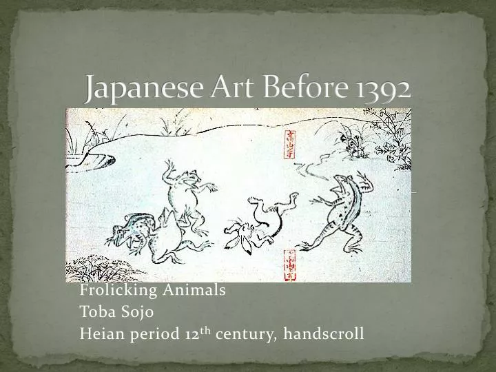 japanese art before 1392