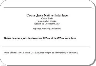 cours java native interface