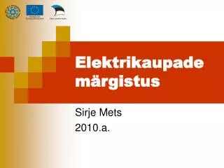 elektrikaupade m rgistus