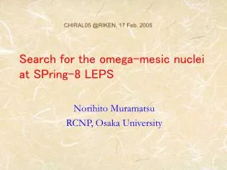 Search for the omega-mesic nuclei at SPring-8 LEPS