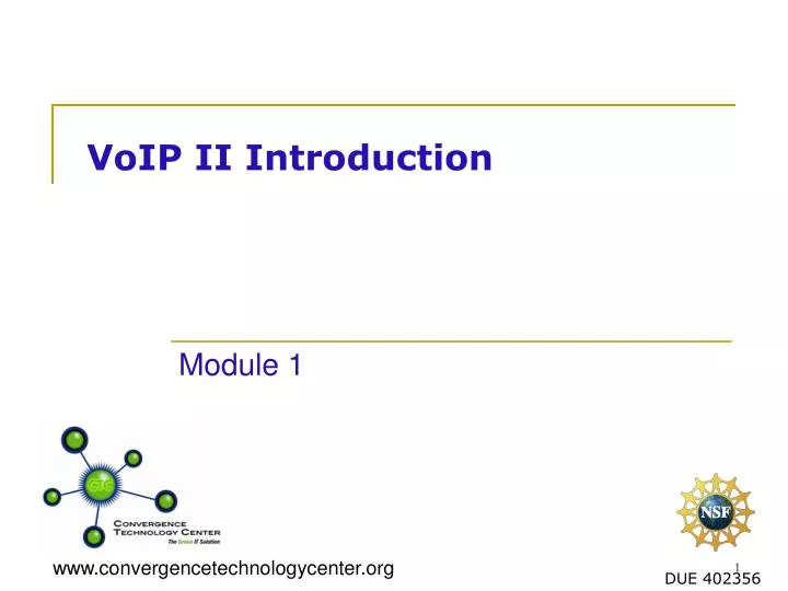 voip ii introduction