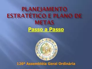 planejamento estrat tico e plano de metas