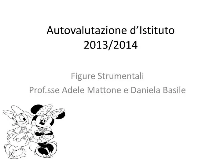 autovalutazione d istituto 2013 2014