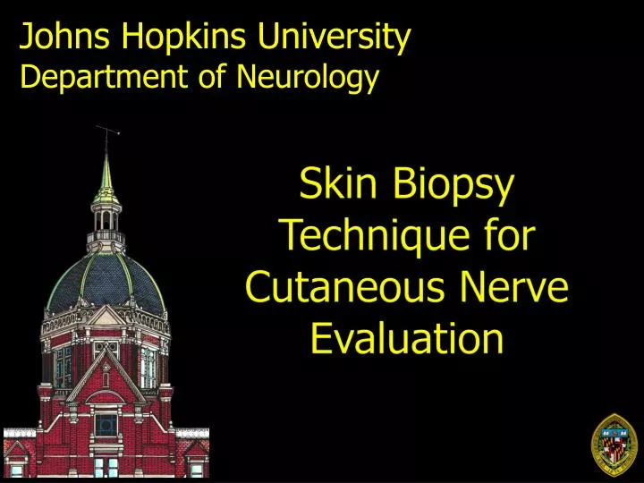 skin biopsy technique for cutaneous nerve evaluation