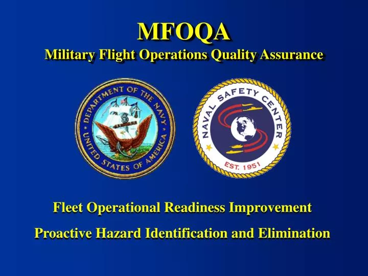 mfoqa military flight operations quality assurance