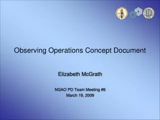 Observing Operations Concept Document