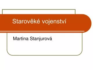 starov k vojenstv