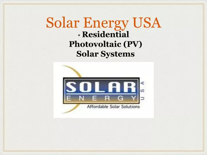 solar energy usa