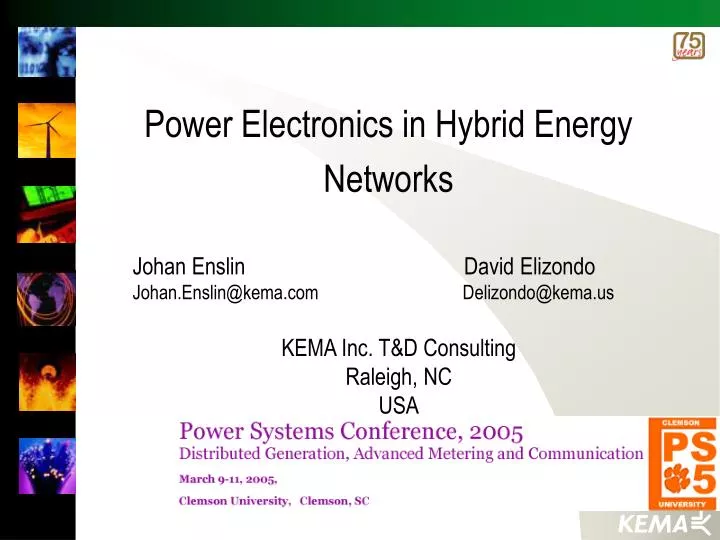 power electronics in hybrid energy networks
