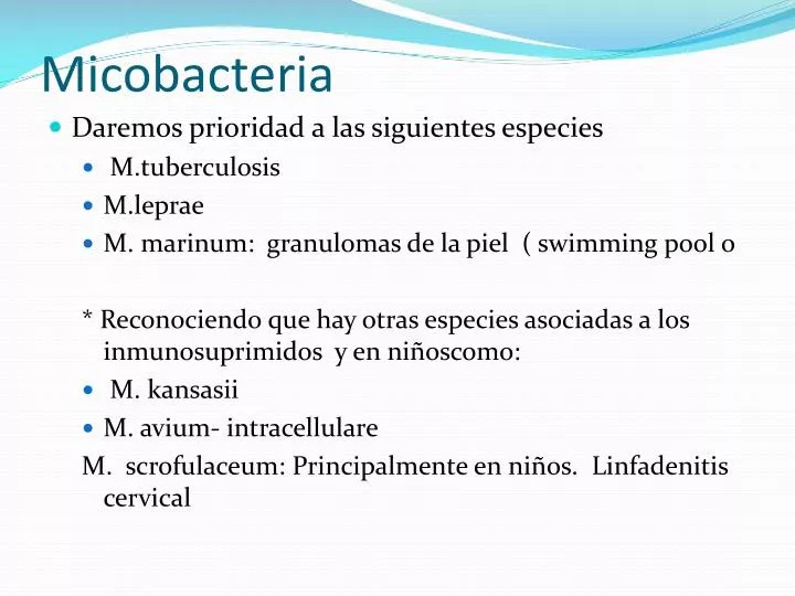 micobacteria