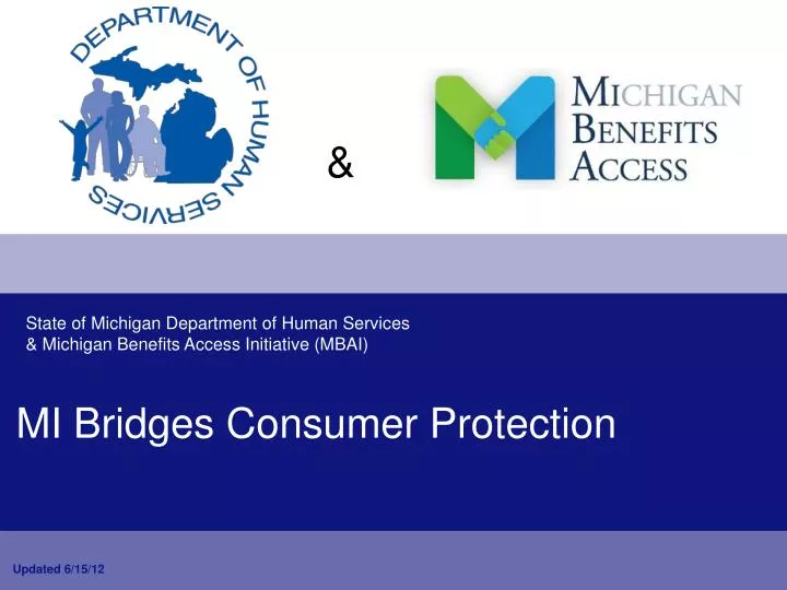 mi bridges consumer protection