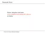 Neuronale Netze - slide 1