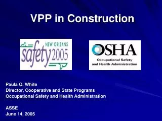 VPP in Construction