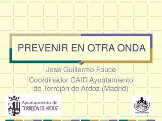 prevenir en otra onda