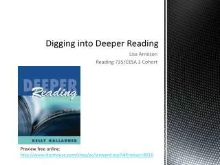 Digging into Deeper Reading