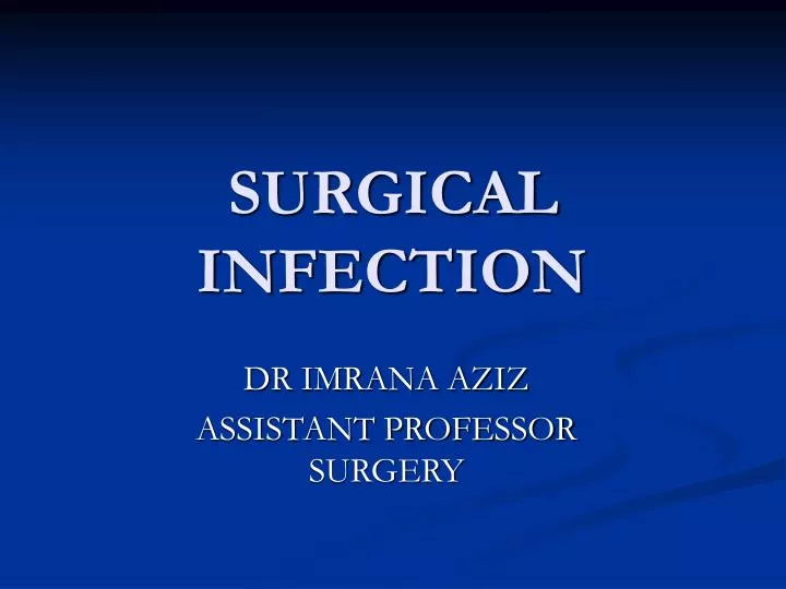 surgical infection