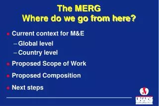 the merg where do we go from here