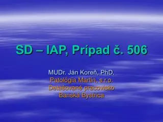 sd iap pr pad 506