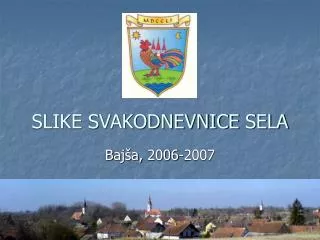 slike svakodnevnice sela
