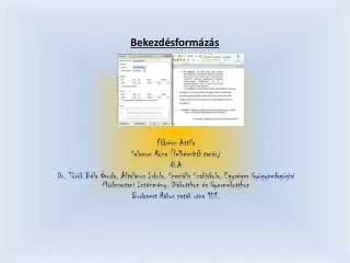 bekezd sform z s