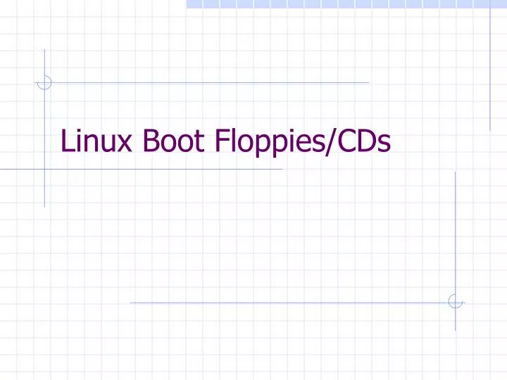 linux boot floppies cds