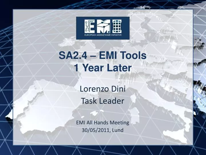 sa2 4 emi tools 1 year later