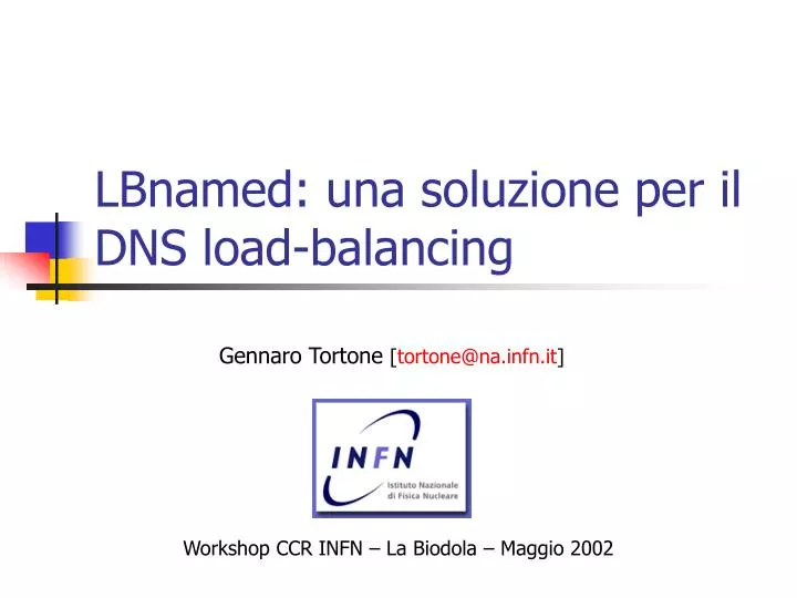 lbnamed una soluzione per il dns load balancing