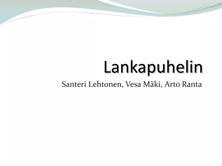 lankapuhelin