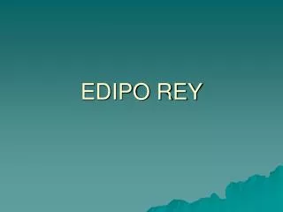 edipo rey