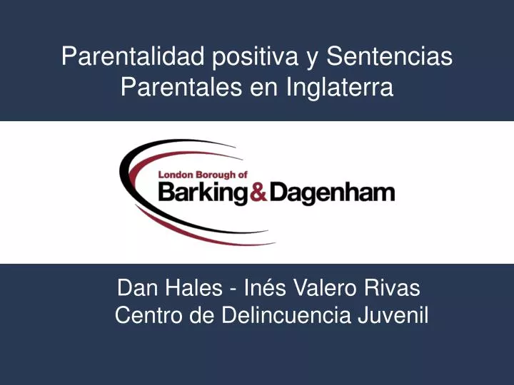 parentalidad positiva y sentencias parentales en inglaterra