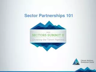 Sector Partnerships 101