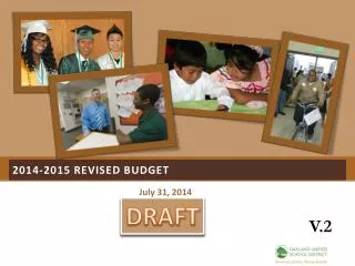 2014-2015 ReVised budget