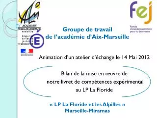 groupe de travail de l acad mie d aix marseille
