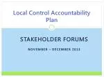 Local Control Accountability Plan - slide 1