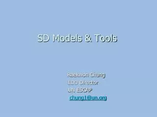 sd models tools