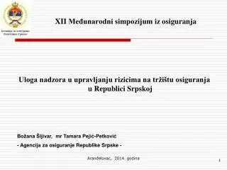 x ii me unarodni simpozijum iz osiguranja